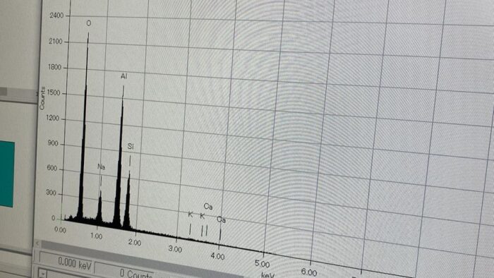蒸着を行った結果